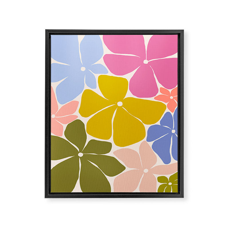 Carefree Blooms Framed Canvas Print Gallery Image 6