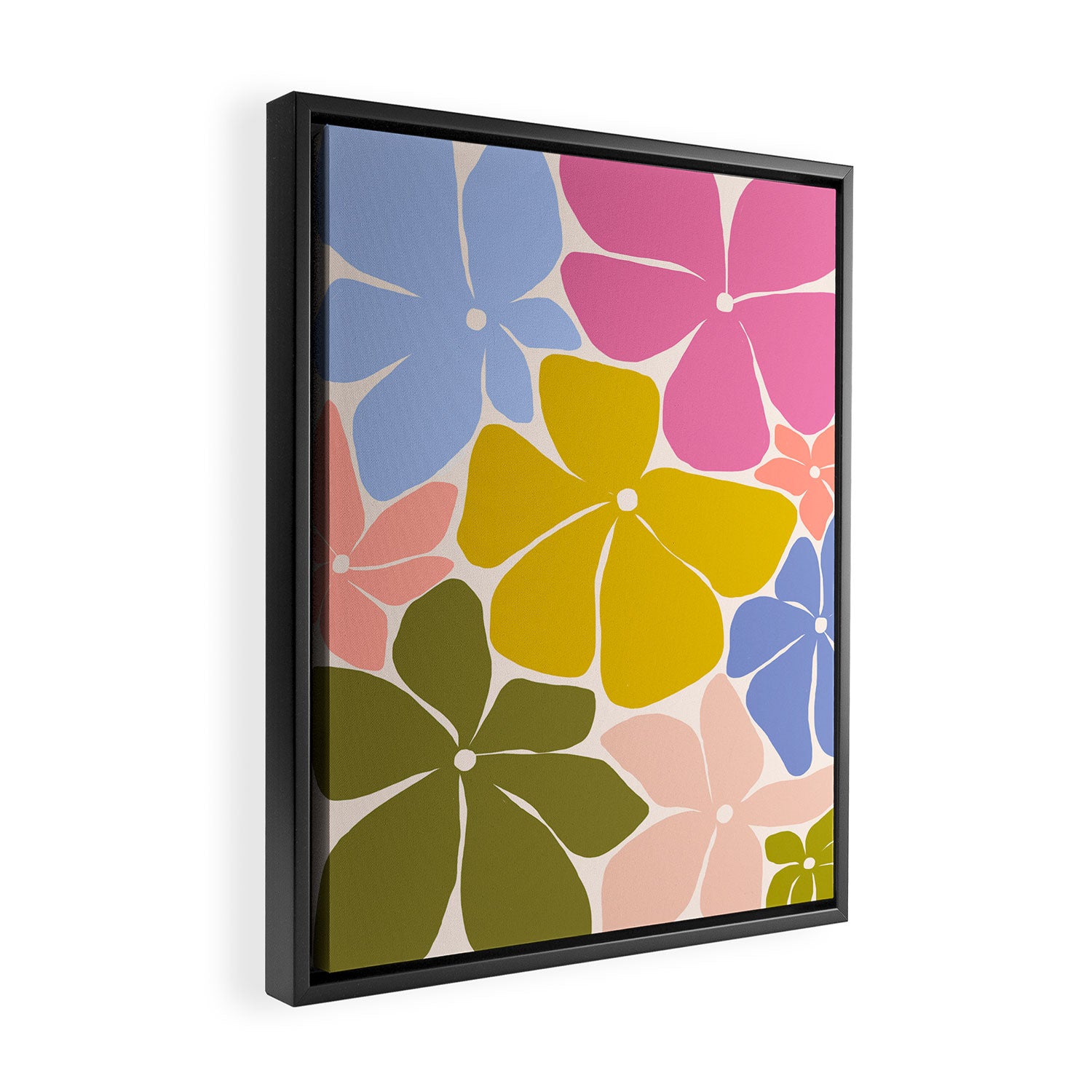 Carefree Blooms Framed Canvas Print Gallery Image 2