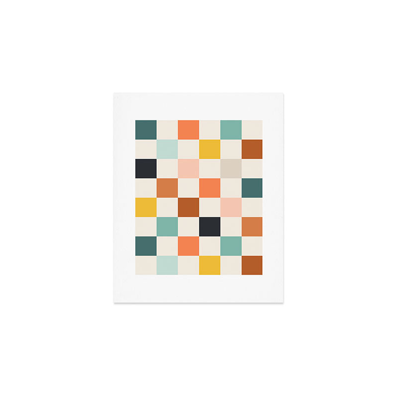 Check mate - earthy Art Print Gallery Image 1