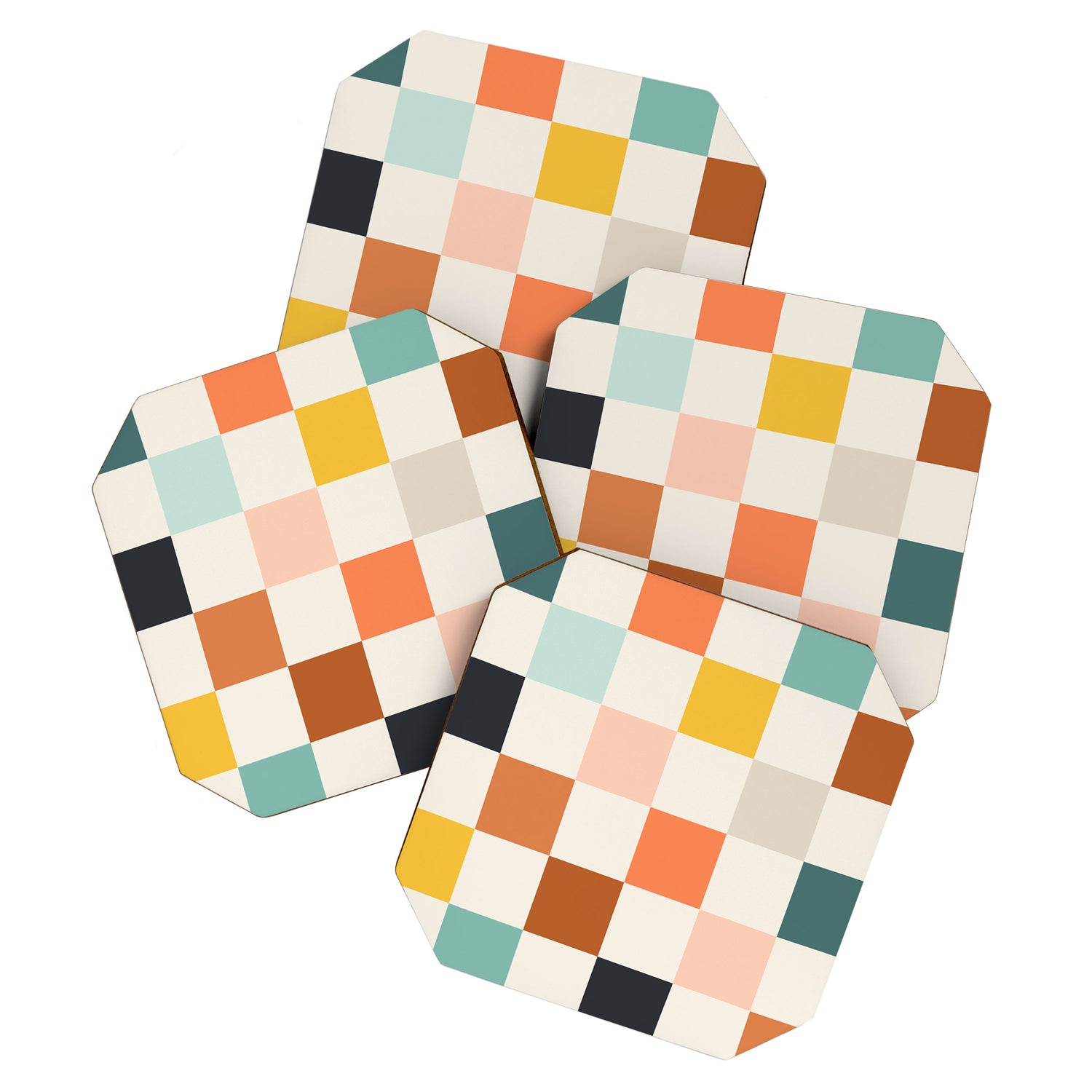 Check mate - earthy Coaster Gallery Image 1