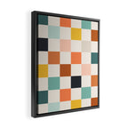 Check mate - earthy Framed Canvas Print Gallery Image 2