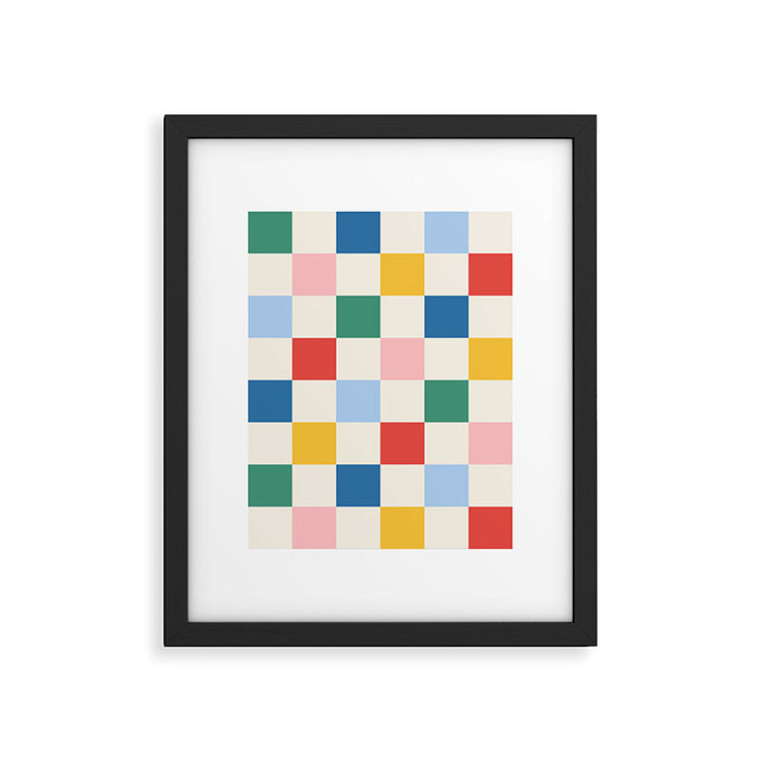Check mate - primary Framed Art Print Gallery Image 1