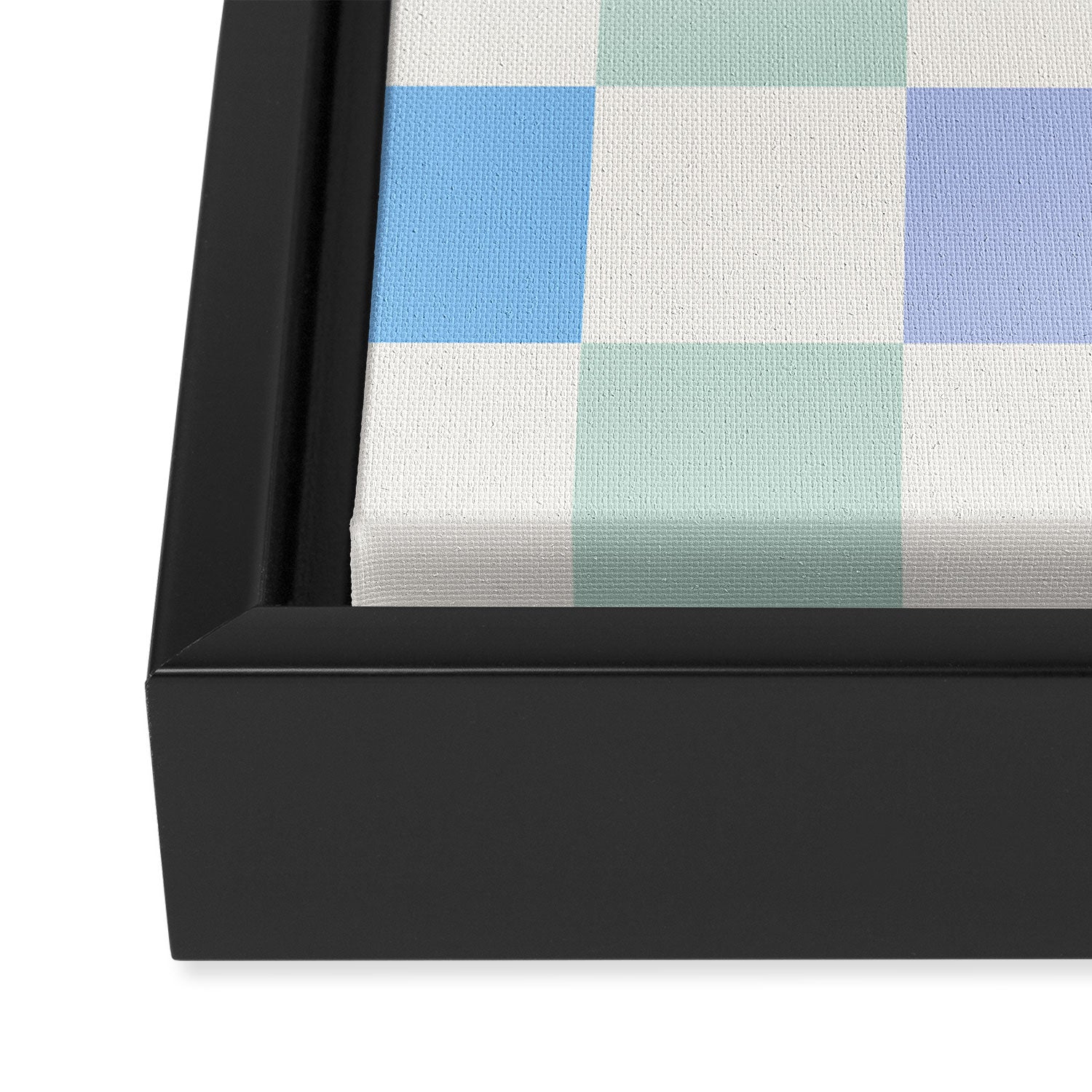 Check mate - rainbow Framed Canvas Print Gallery Image 3