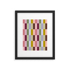 Checker block tiles - eclectic Framed Art Print Gallery Image 5