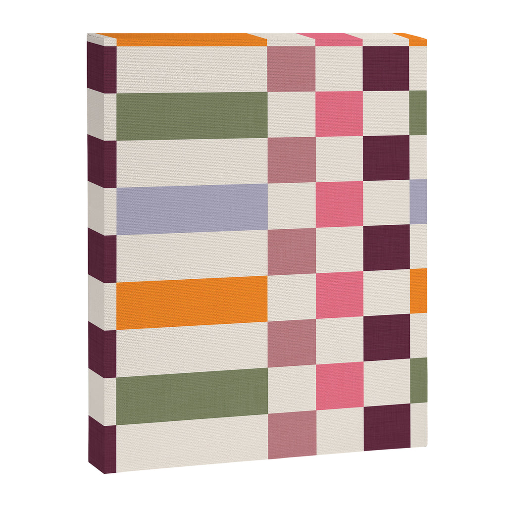 Checker Grid - eclectic Canvas Print Gallery Image 8
