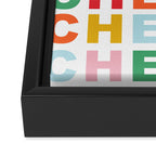 Cheers! Framed Canvas Print Gallery Image 3