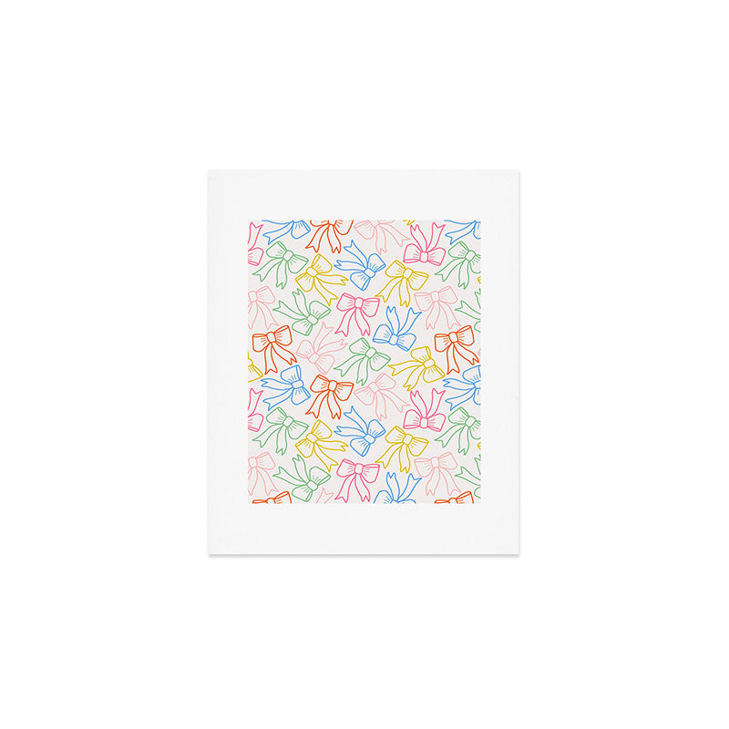 Cheery Bow Lines Art Print Gallery Image 1