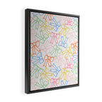 Cheery Bow Lines Framed Canvas Print Gallery Image 2
