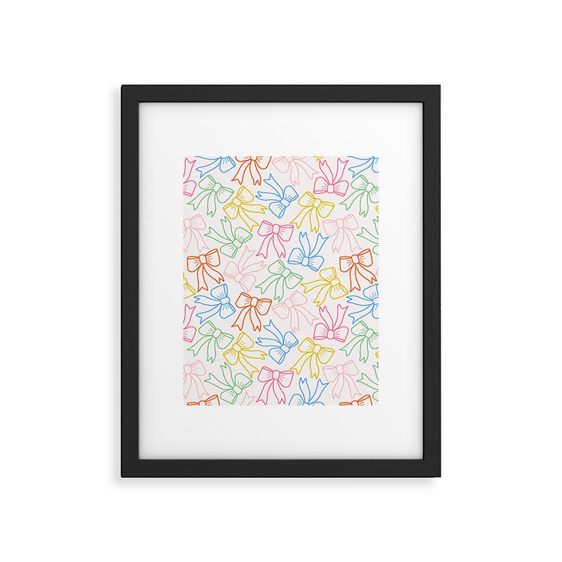 Cheery Bow Lines Framed Art Print Gallery Image 5