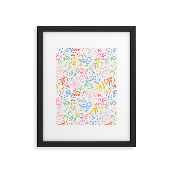 Cheery Bow Lines Framed Art Print Gallery Image 1