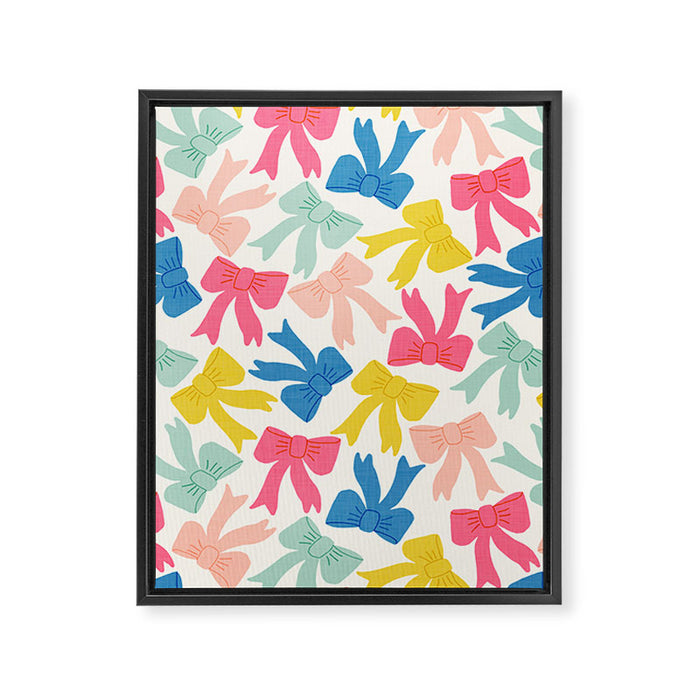 Cheery Bows Framed Canvas Print Gallery Image 1