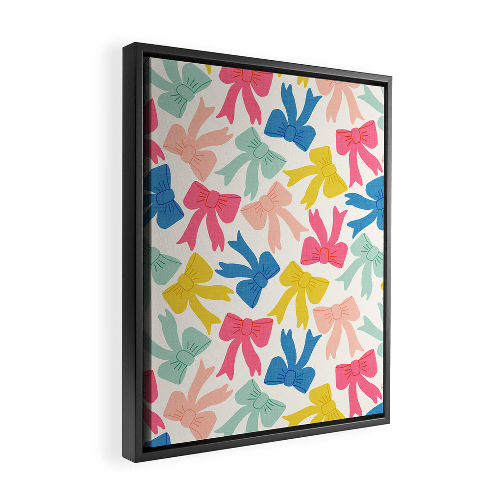 Cheery Bows Framed Canvas Print Gallery Image 2