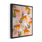 Cheetah chase Framed Canvas Print Gallery Image 2