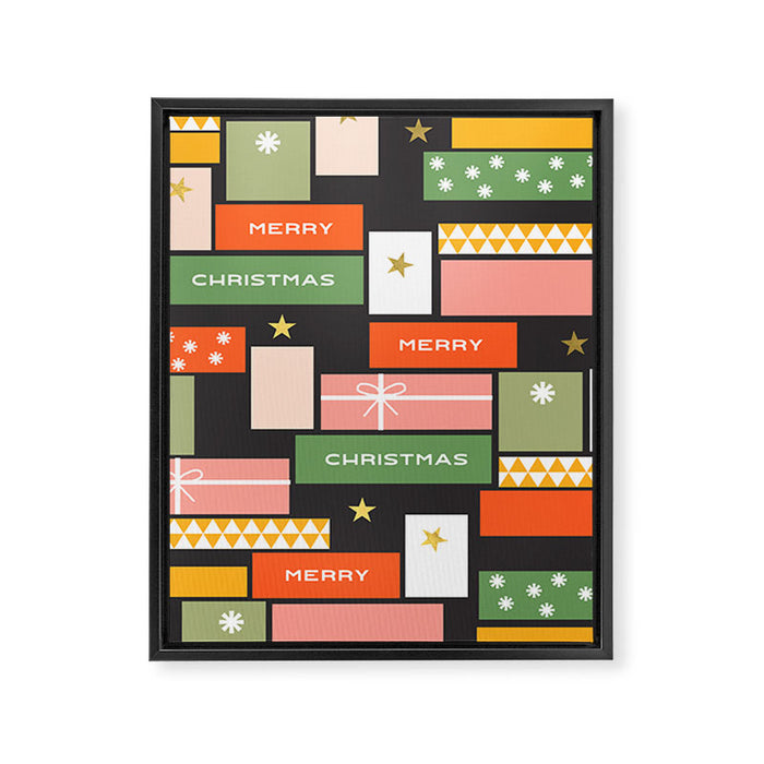 Christmas presents Framed Canvas Print Gallery Image 1