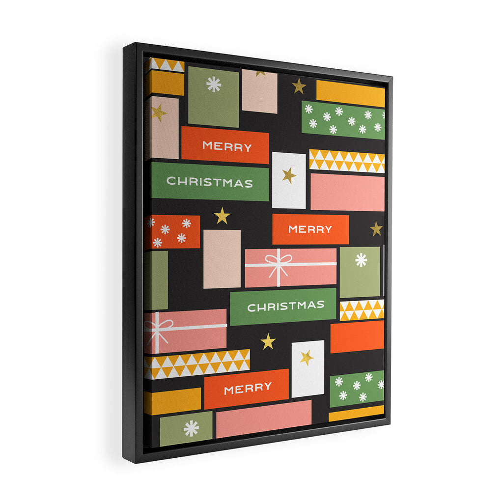 Christmas presents Framed Canvas Print Gallery Image 2