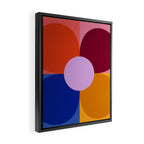 Color Block Bloom Framed Canvas Print Gallery Image 2