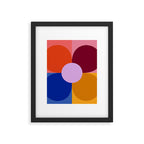 Color Block Bloom Framed Art Print Gallery Image 6