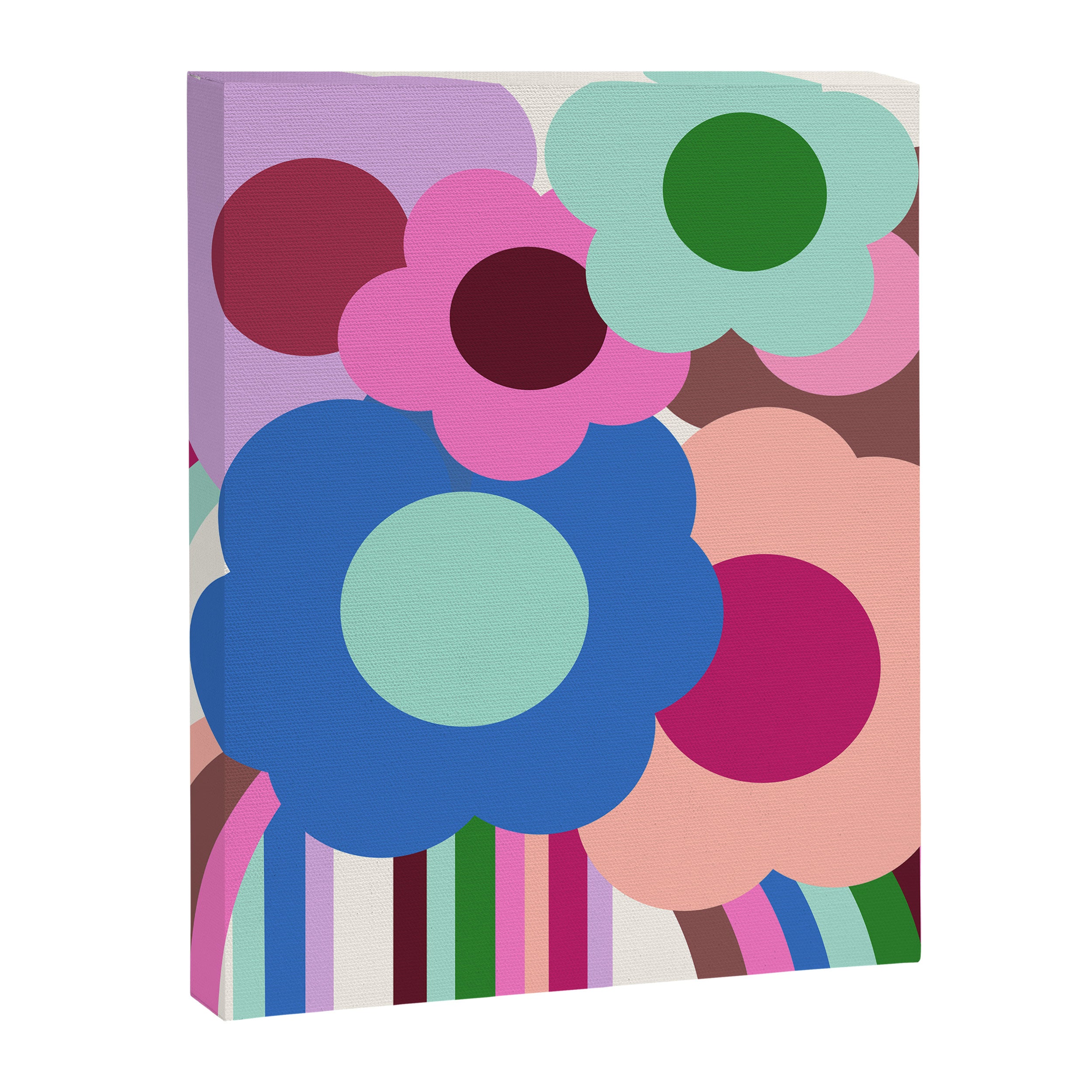 Color Bloom - patchouli Canvas Print Gallery Image 6