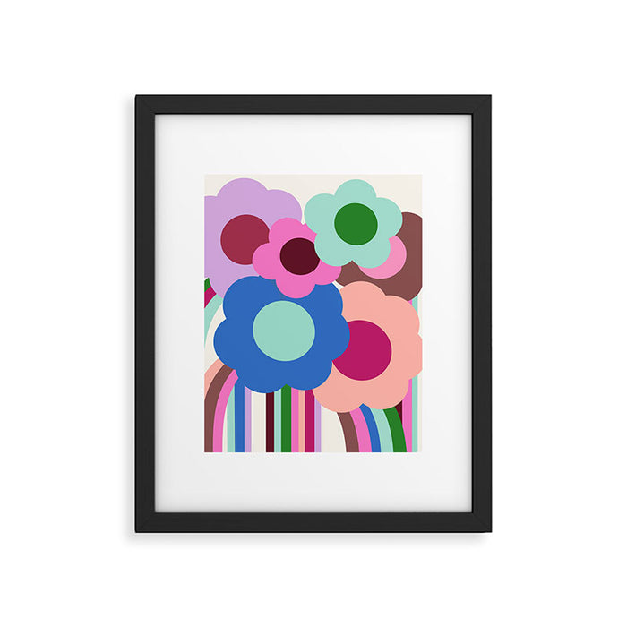 Color Bloom - patchouli Framed Art Print Gallery Image 1