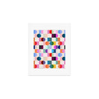 Confetti Checkerboard Art Print Gallery Image 1
