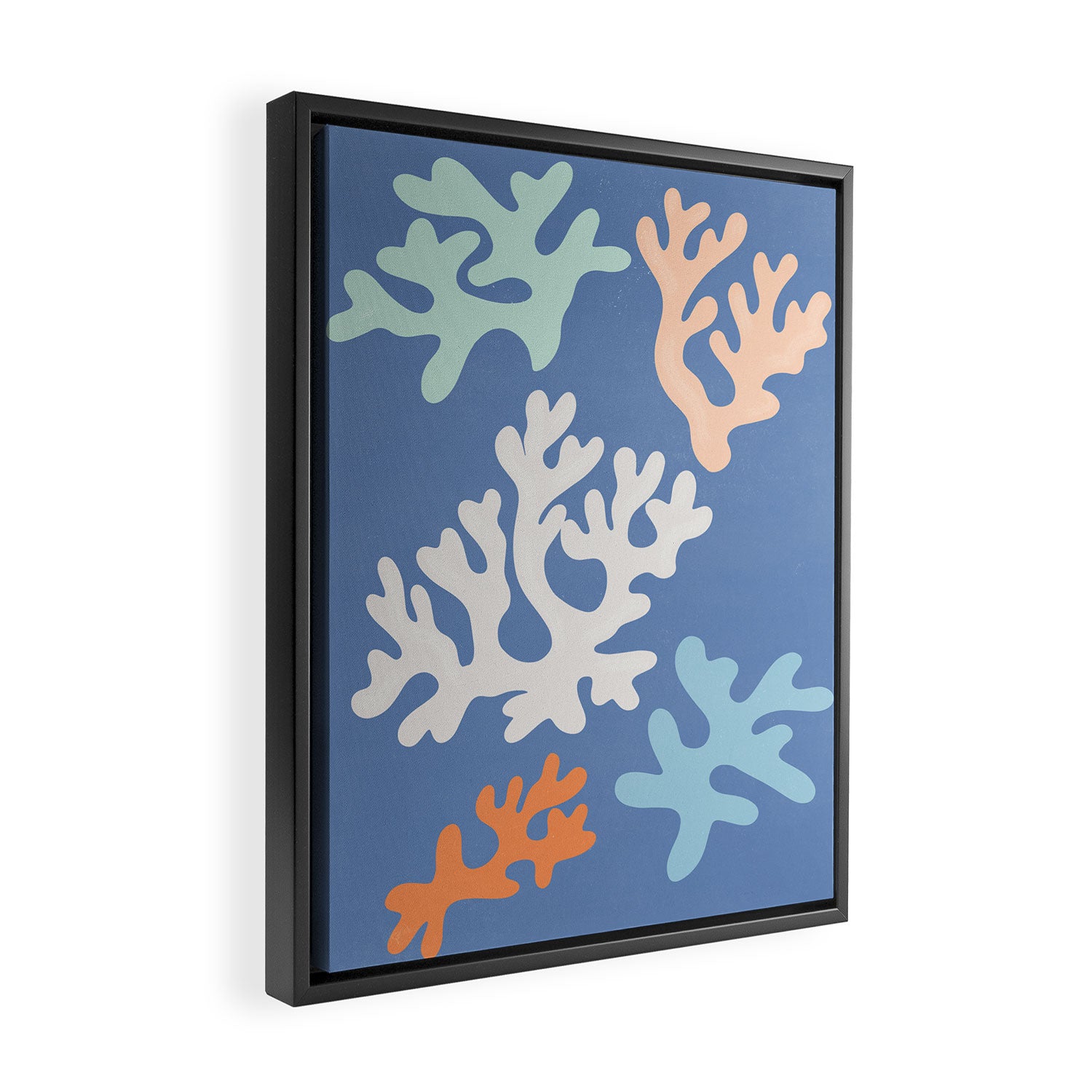 Coral Reef fragments Framed Canvas Print Gallery Image 2