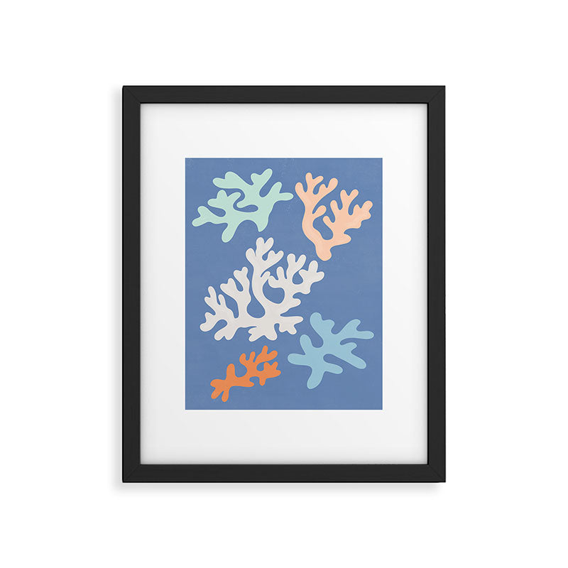 Coral Reef fragments Framed Art Print Gallery Image 5