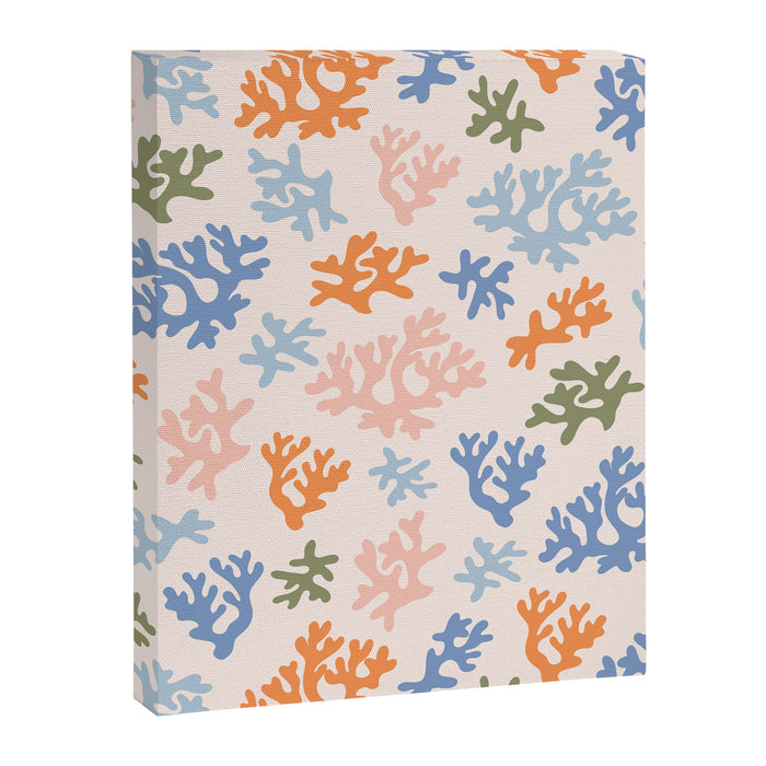 Coral Reef - peach  Canvas Print Gallery Image 1
