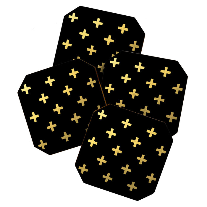 Crosses - gold Coaster Gallery Image 1