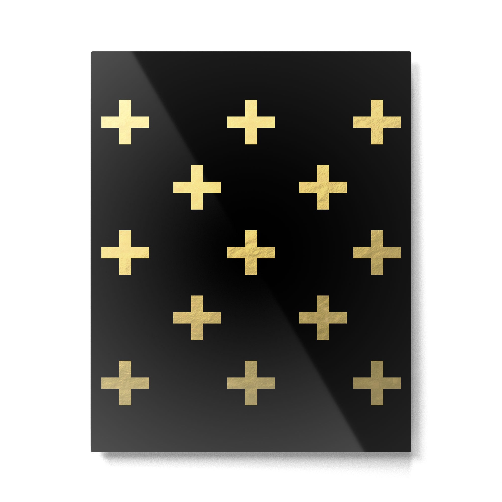 Crosses - gold Metal Print Gallery Image 6