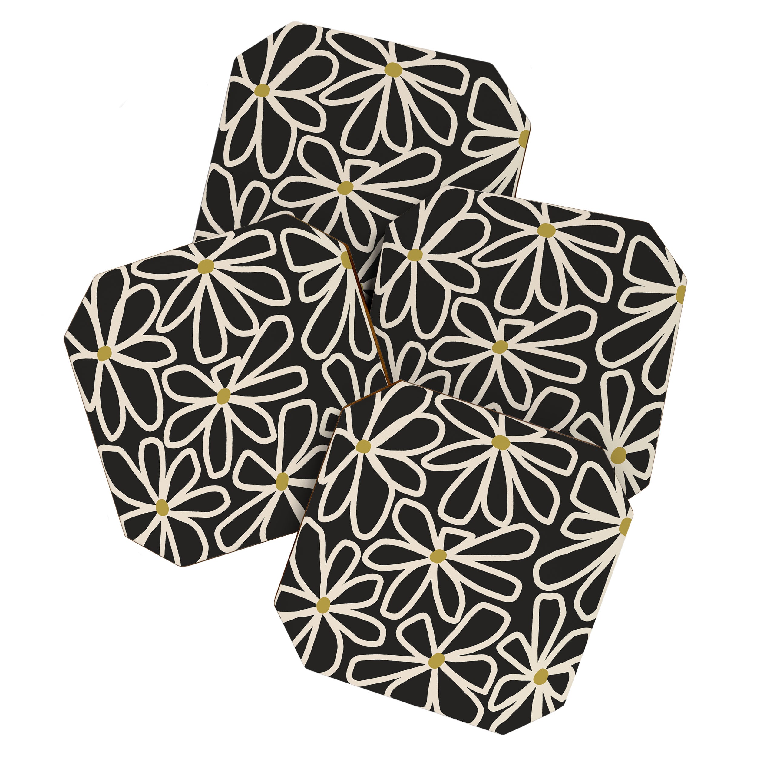 Daisy chain - night Coaster Gallery Image 1
