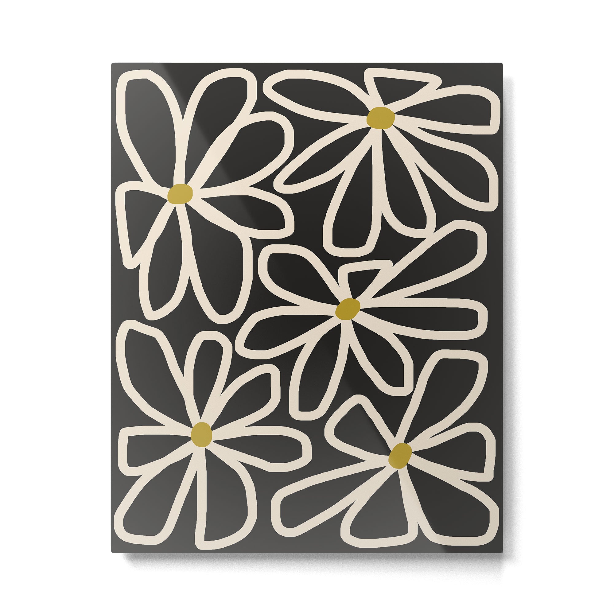 Daisy chain - night Metal Print Gallery Image 4