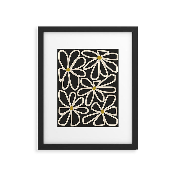 Daisy chain - night Framed Art Print Gallery Image 1