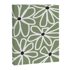 Daisy chain - sage Canvas Print Gallery Image 6