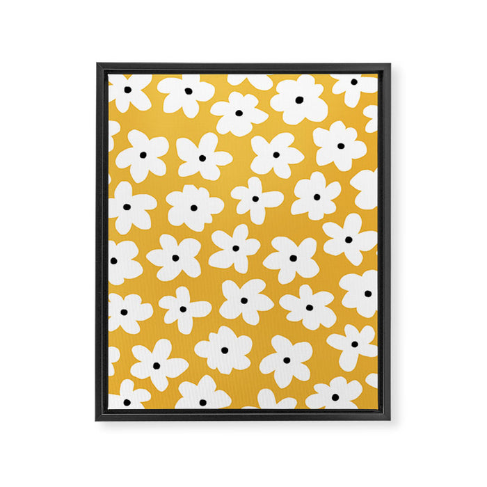 Daisy field Framed Canvas Print Gallery Image 1