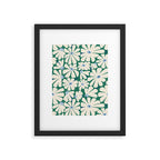 Daisy fresh 2 - green blue Framed Art Print Gallery Image 5