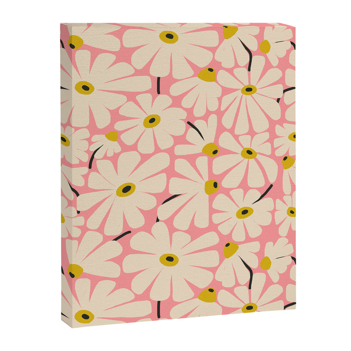 Daisy fresh 2 - pink Canvas Print Gallery Image 1