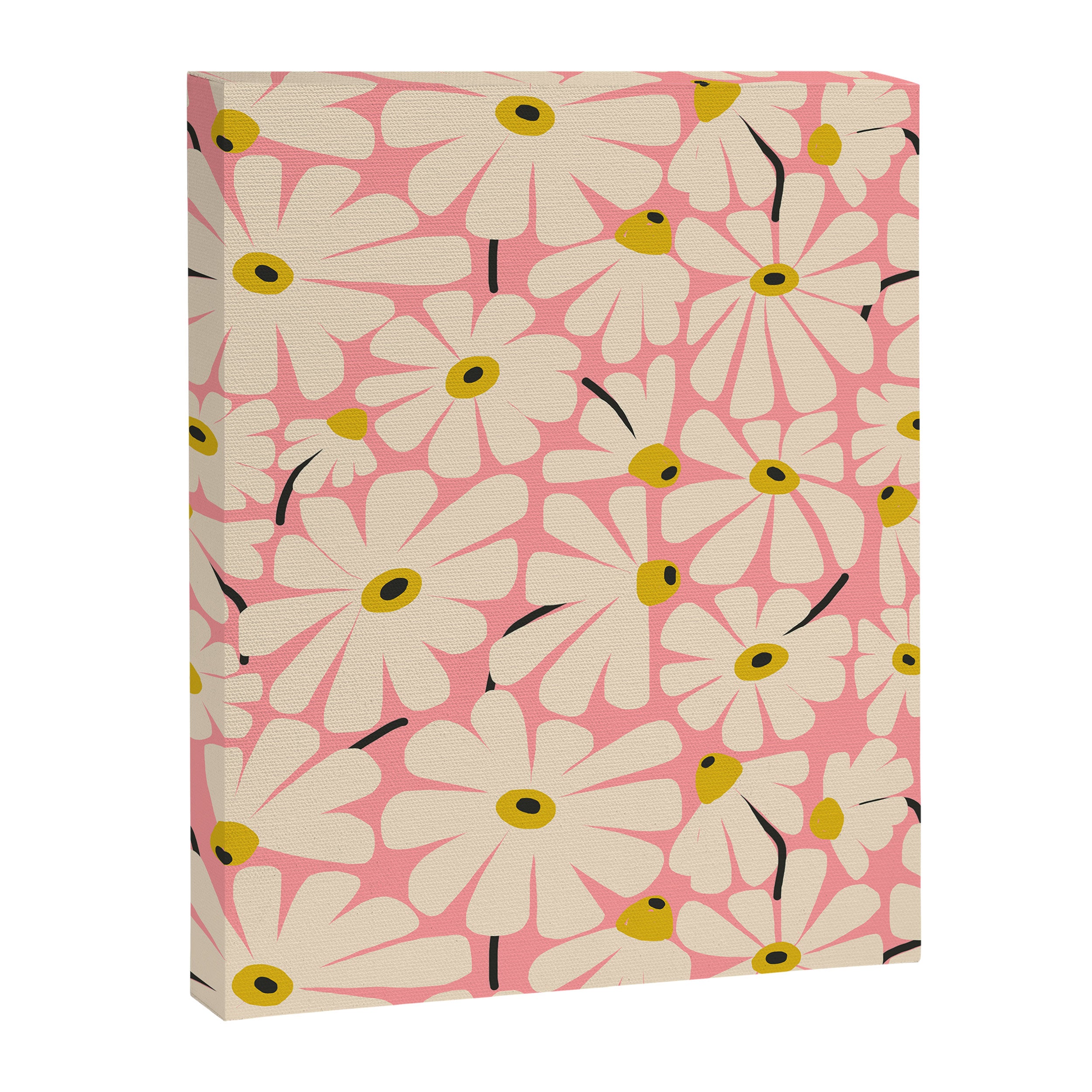 Daisy fresh 2 - pink Canvas Print Gallery Image 6