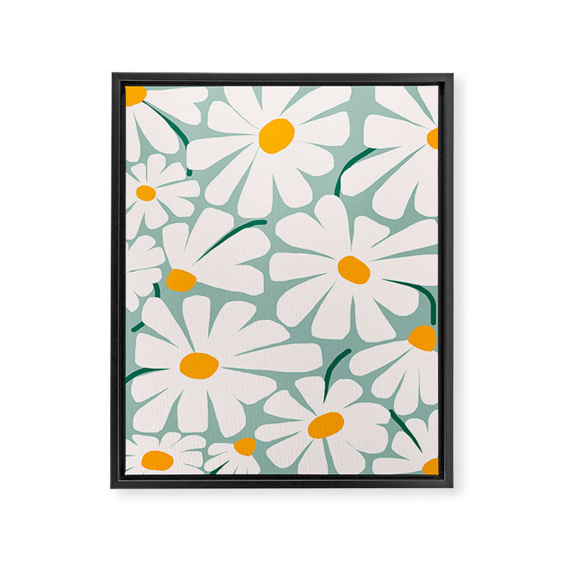 Daisy fresh Framed Canvas Print Gallery Image 6