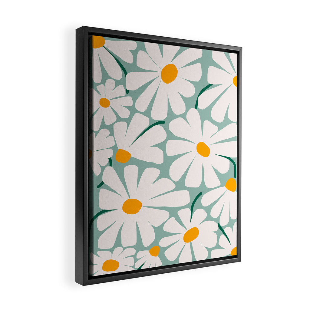 Daisy fresh Framed Canvas Print Gallery Image 2