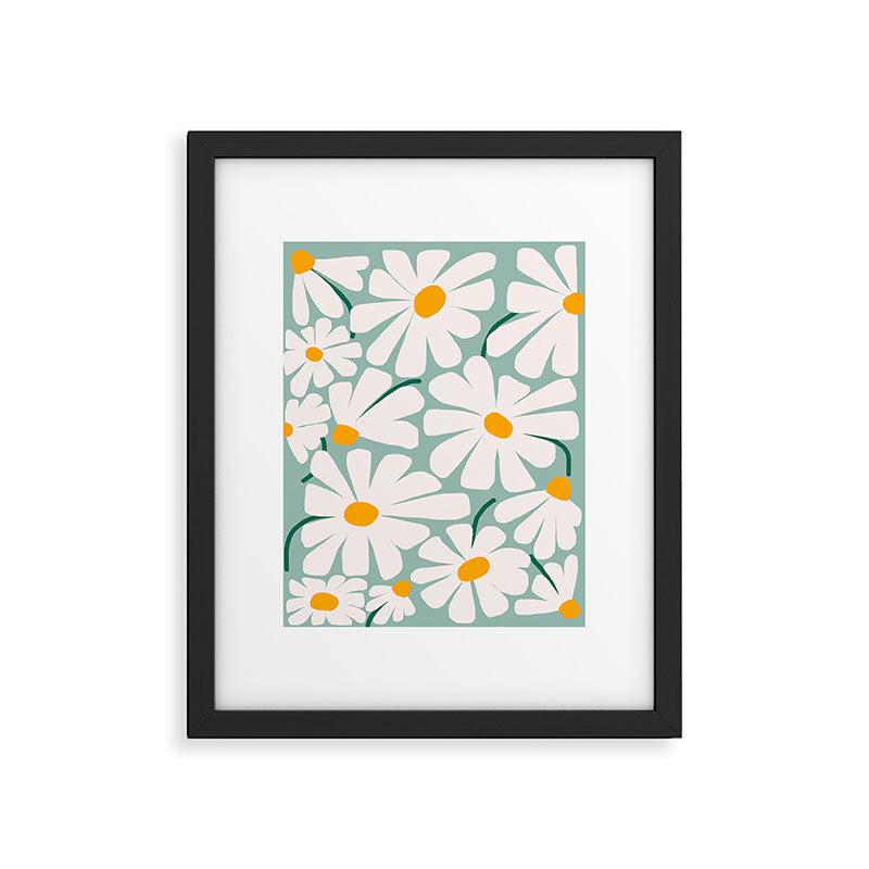 Daisy fresh Framed Art Print Gallery Image 4