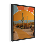 Desert Sun Framed Canvas Print Gallery Image 2
