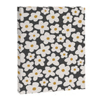 Ditsy Bloom - charcoal Canvas Print Gallery Image 6