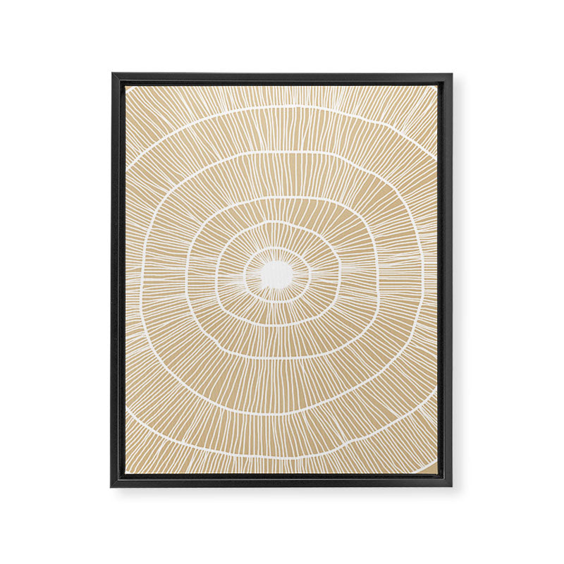 Dreamcatcher - tan Framed Canvas Print Gallery Image 6
