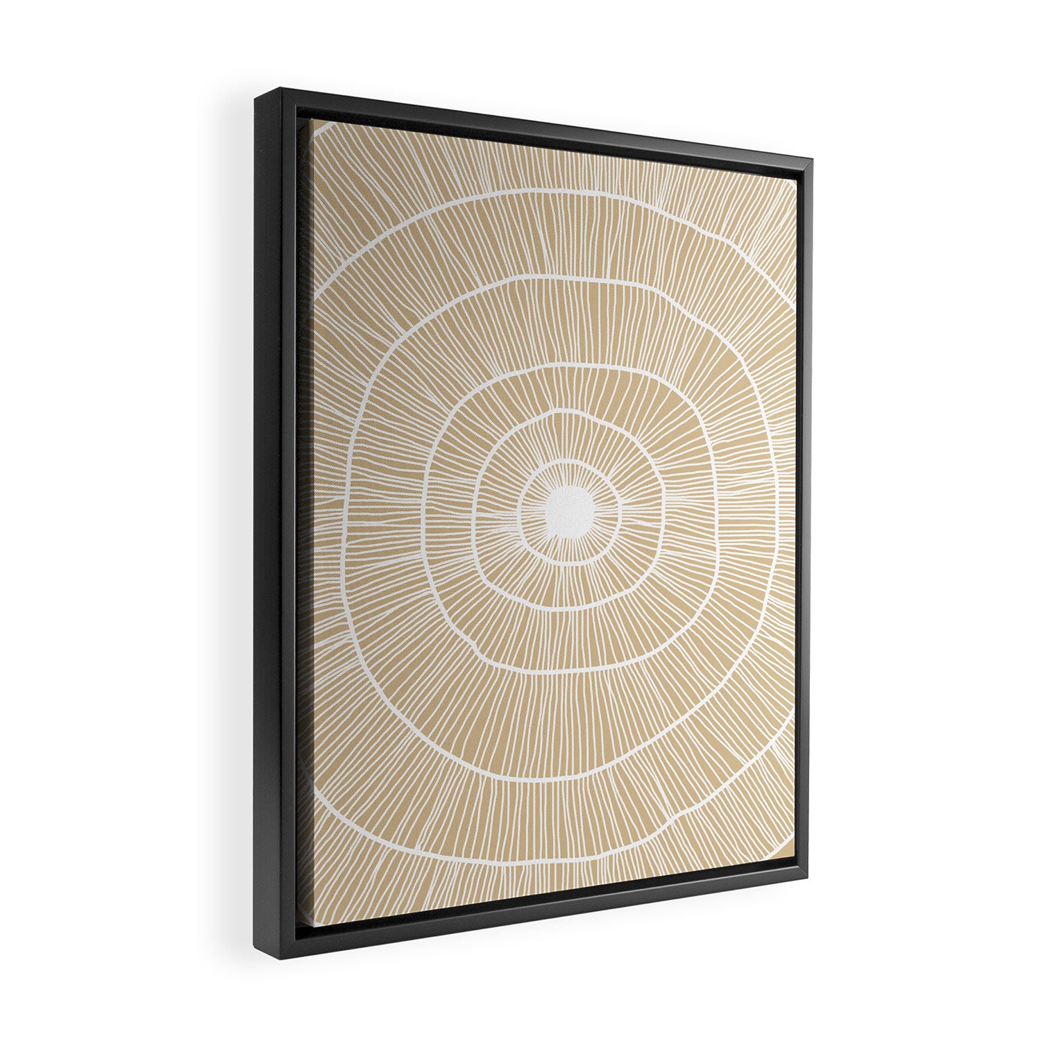 Dreamcatcher - tan Framed Canvas Print Gallery Image 2