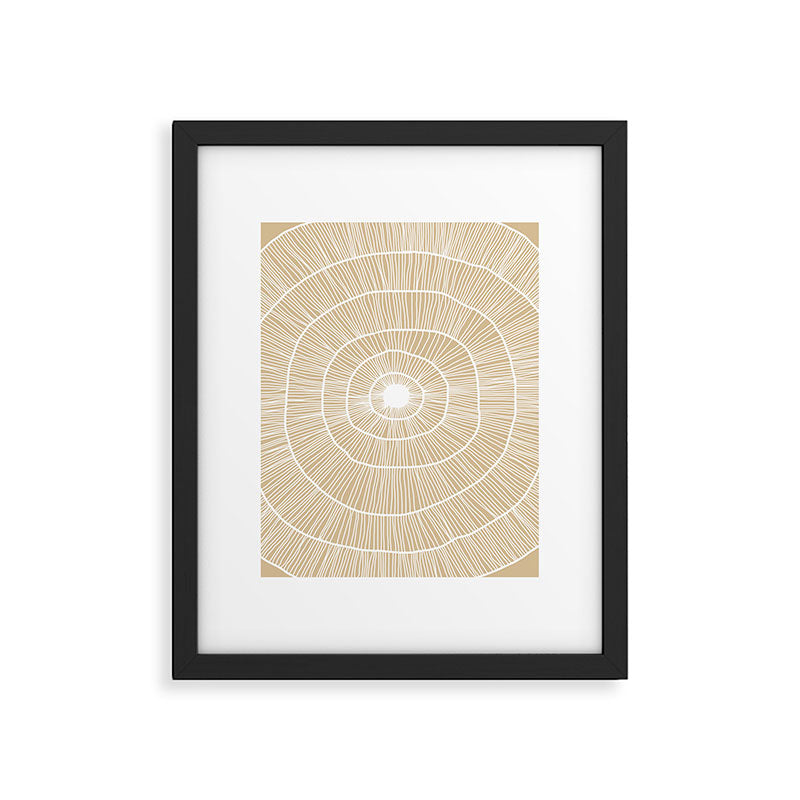 Dreamcatcher - tan Framed Art Print Gallery Image 5