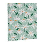 Drifting Daisies #2 - green tangerine Canvas Print Gallery Image 6