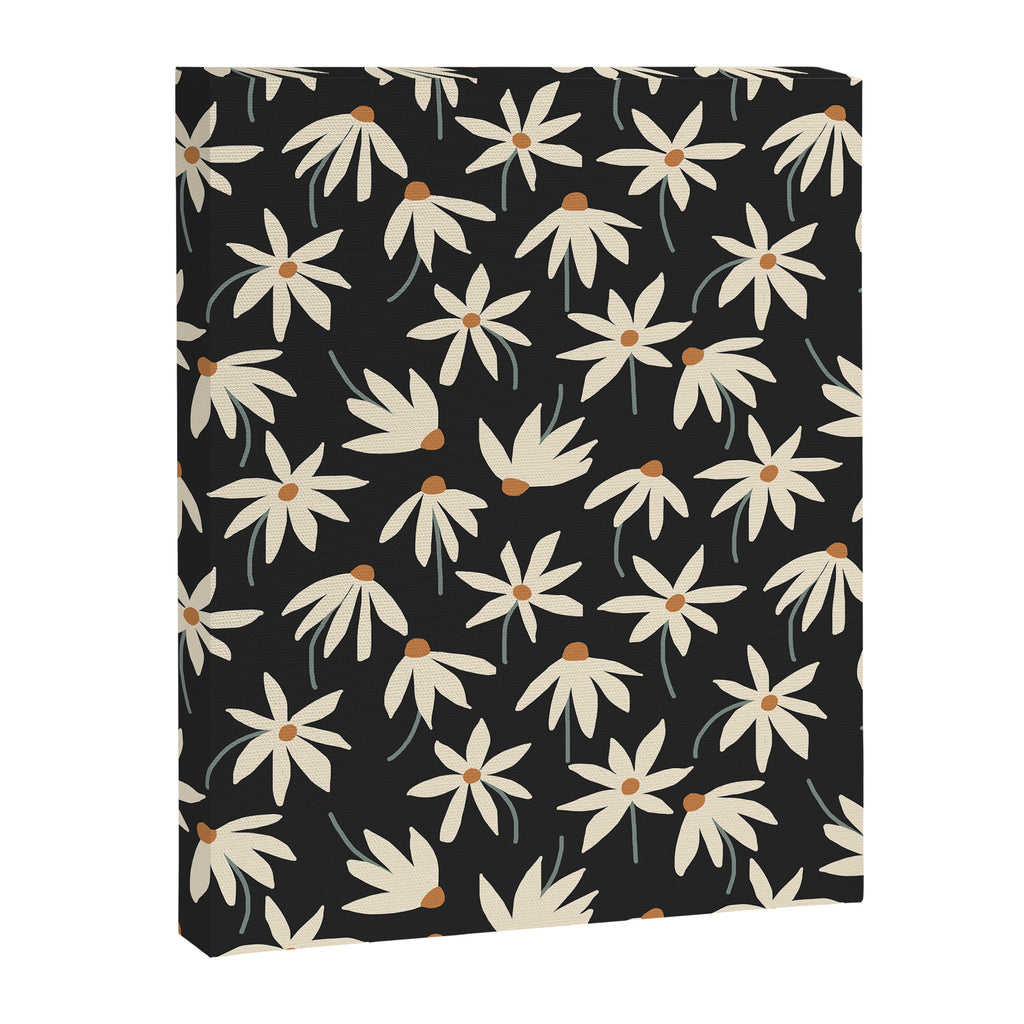 Drifting Daisies - night Canvas Print Gallery Image 6