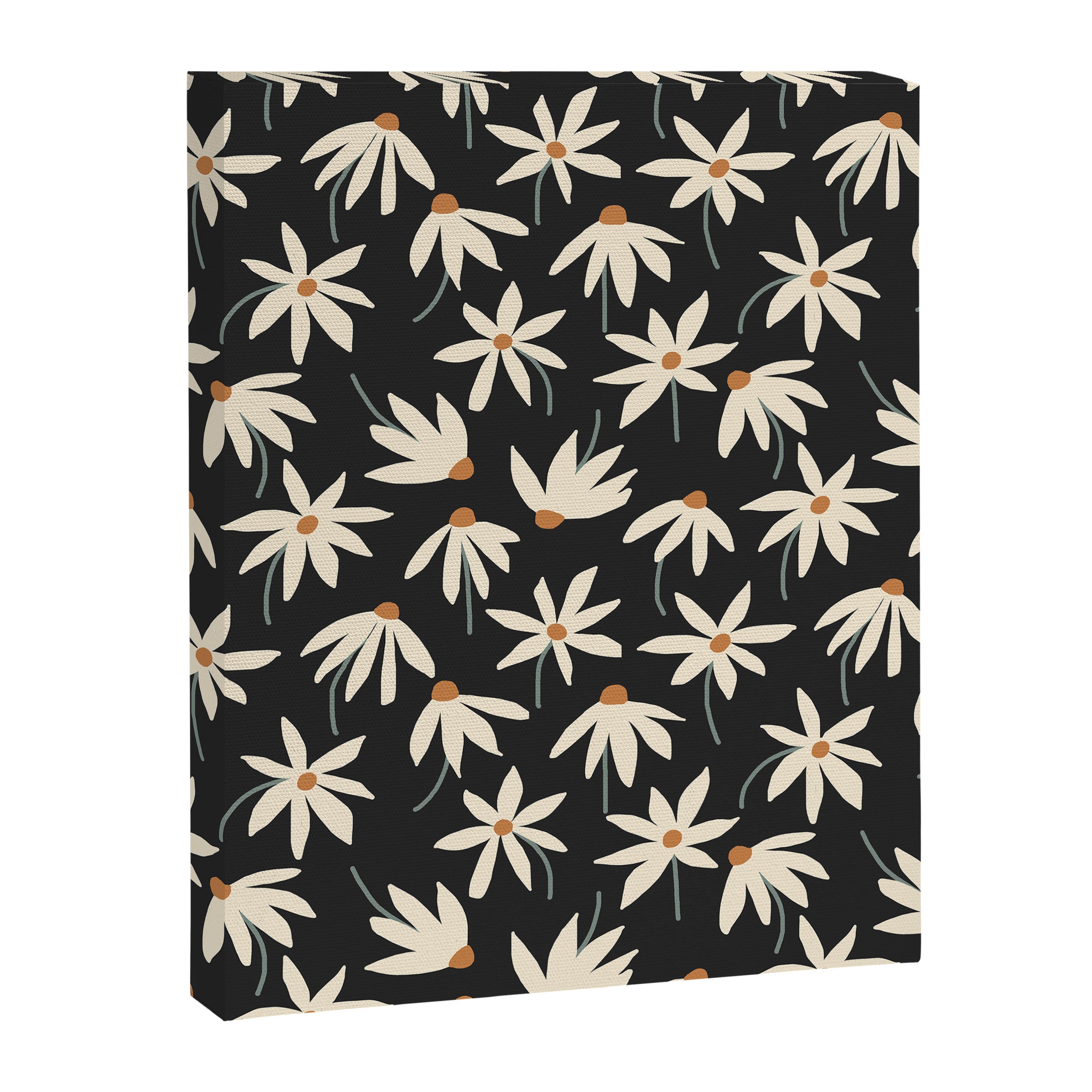 Drifting Daisies - night Canvas Print Gallery Image 6