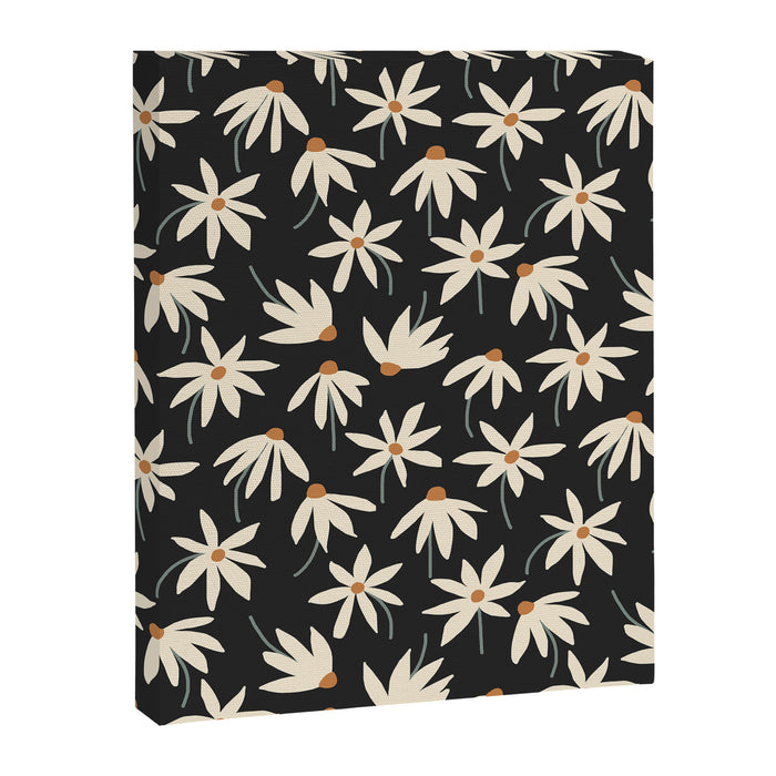 Drifting Daisies - night Canvas Print Gallery Image 1