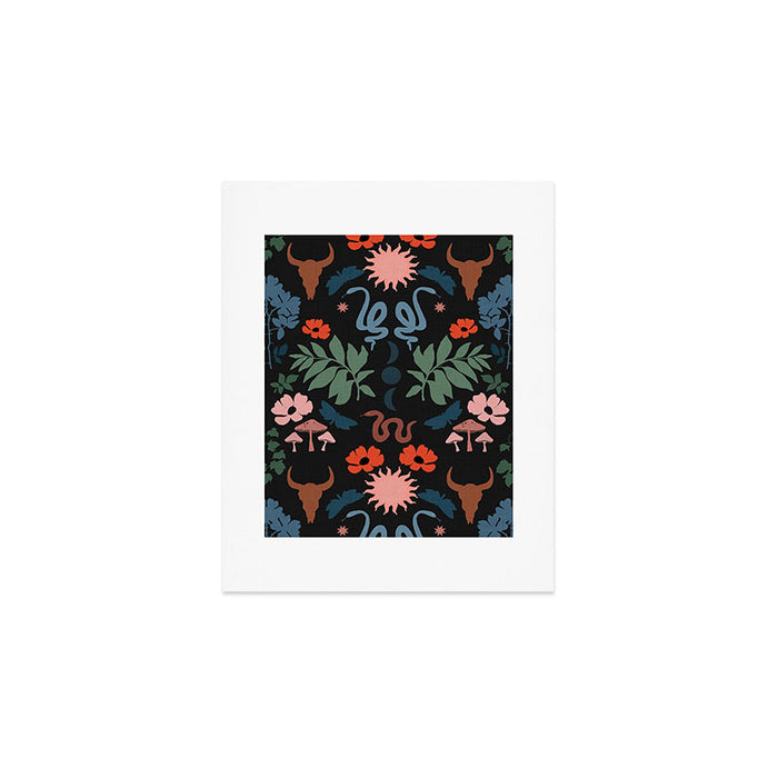 Enchanted Forest - night Art Print Gallery Image 1